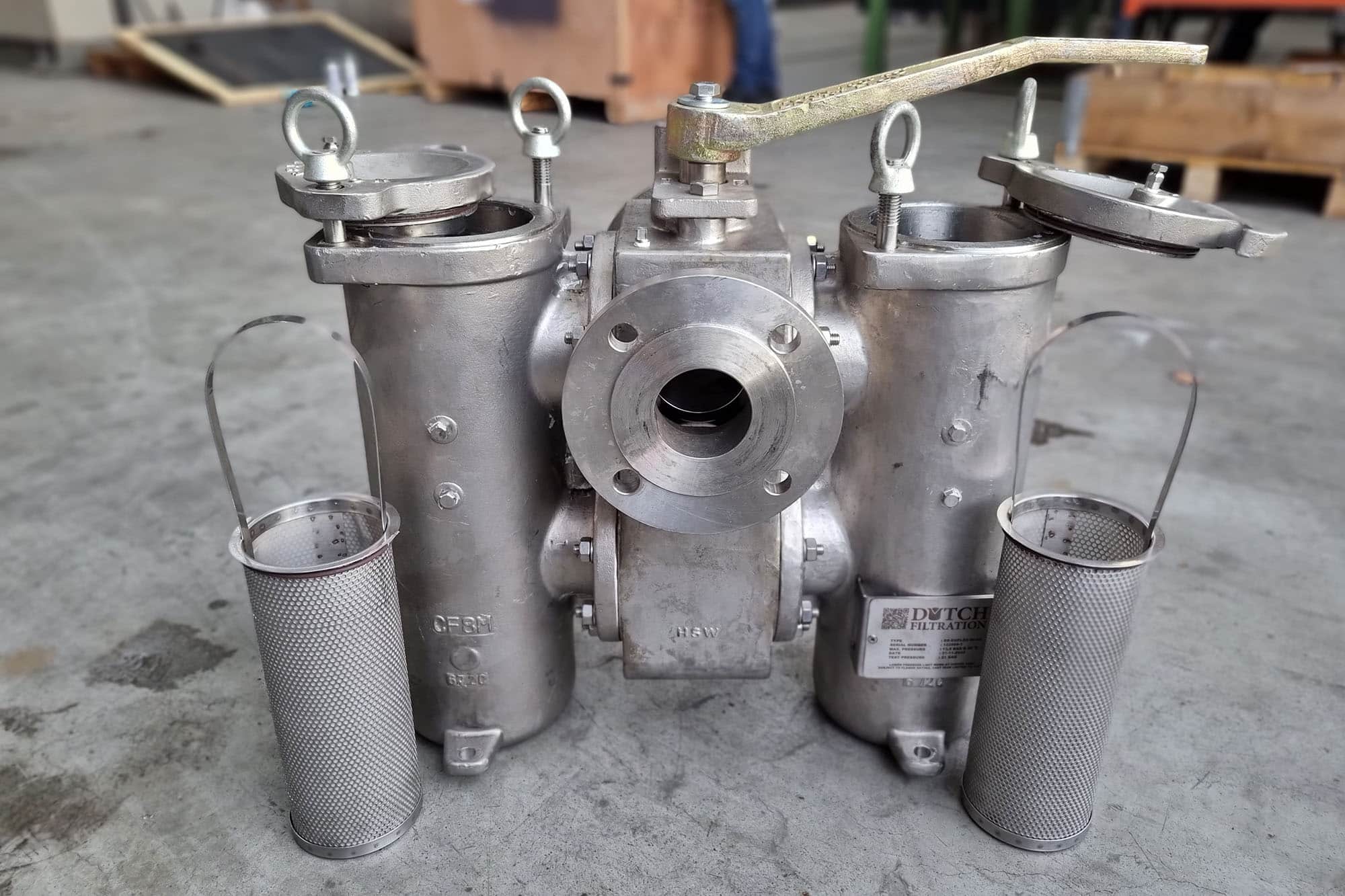 Stainless Steel Dual basket strainers and Simplex basket strainers